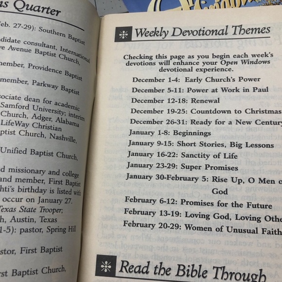 7pc Lot~VTG Christian Southern Baptist Open Windows Magazines/Devotionals/StJohn - Picture 10 of 12